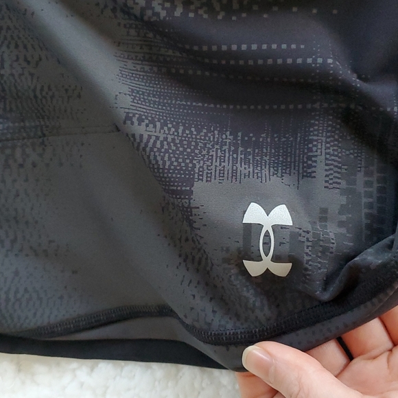 28. Under Armour Compression Mid Rise Legging Black - Picture 8 of 17